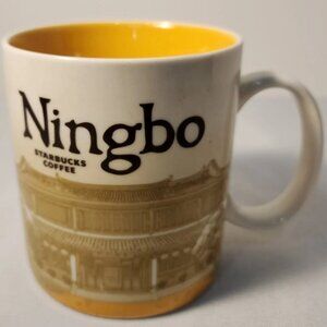 Starbucks Ningbo Global Icon Collection 16 oz Ceramic Coffee Mug